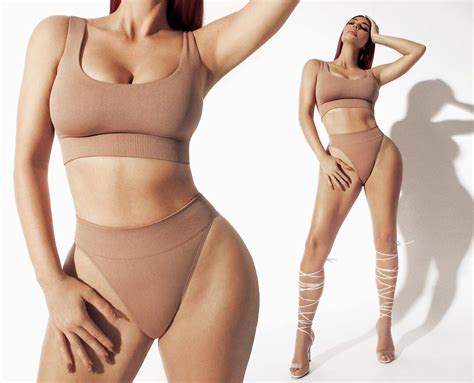 Kim Kardashian Sexy For Skims 2020 Collection 14 Photos  And