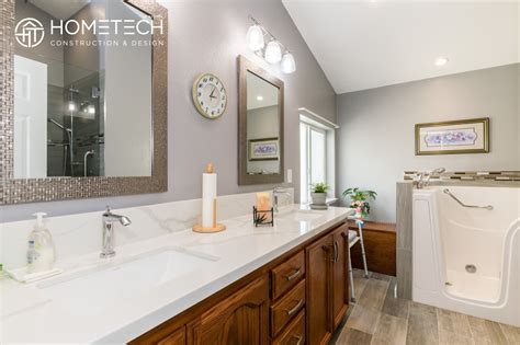 Before After Gorgeous Mobile Home Bathroom Remodel