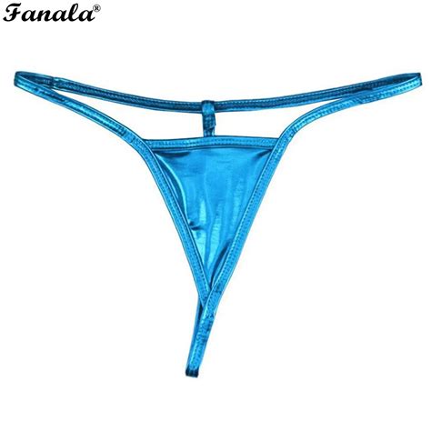 Shiny G String Micro Mini Thong Sexy Panty Erotic Lingerie Briefs Underwear Bikini Shorts Ladies