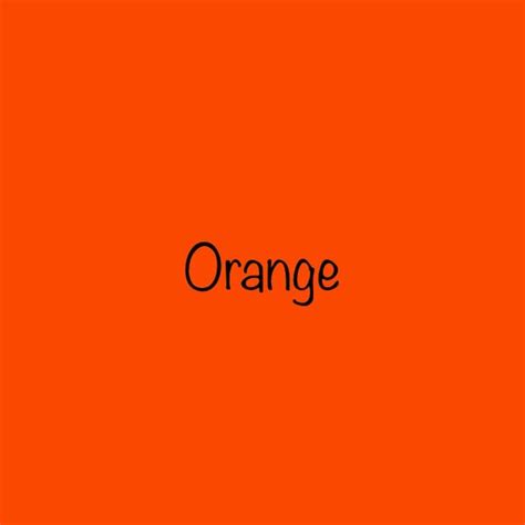 Oracal 651 Permanent Vinyl Orange 034 Craft Enablers