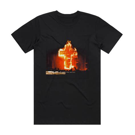 Marilyn Manson The Last Tour On Earth Album Cover T Shirt Black Album