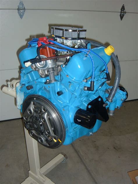 A v4 engine is smaller and has less power compared to the bigger and more powerful v6 engine. Ford v4 crate engine