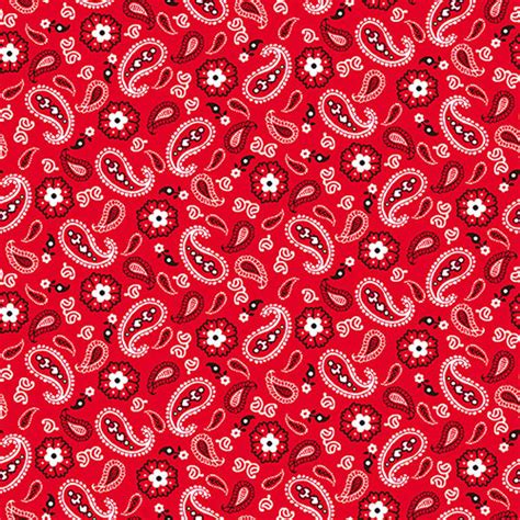 Free Download Red Paisley Bandana Background Buckaroo Red Bandana