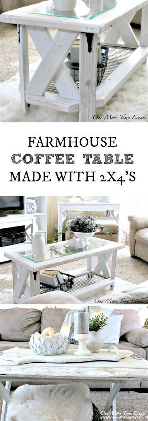 This will make your coffee table unique and provide additional storage. 20 Easy DIY 2x4 Wood Projects You Can Make Even from Scrap