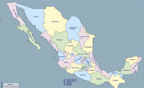 Mexico Mapa Con Nombres Mapa De Mexico Con Nombres Y Capitales Adan