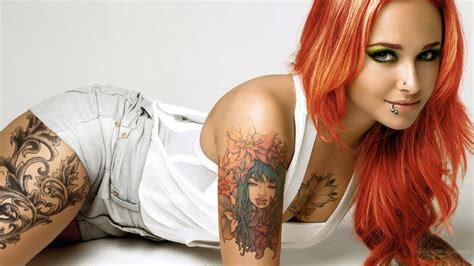 Great Tattooed Girl Wallpaper Full HD Pictures