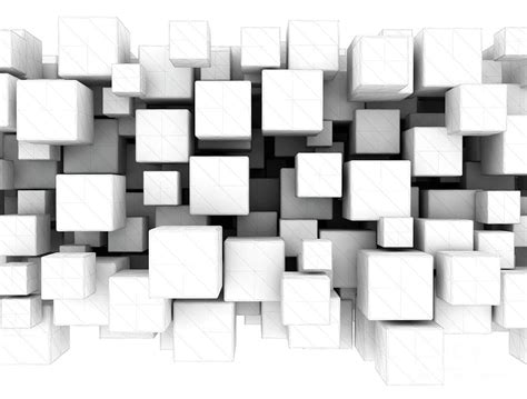 White Cubes Photograph By Jesper Klausenscience Photo Library