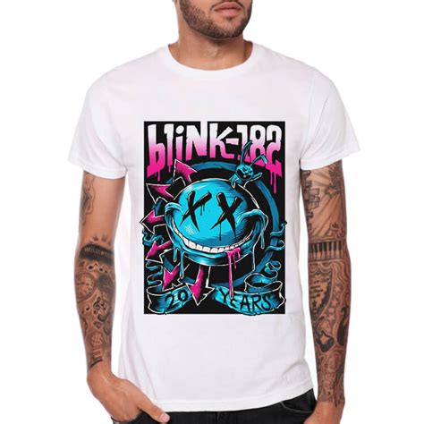 I really wish i hated you. Blink 182 Band Rock White T-Shirt for Men | Wishiny