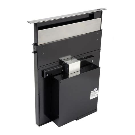 On this one there is a led light which lights up your cooktop really nicely. Broan 36-in Stainless Steel Downdraft Range Hood at Lowes.com