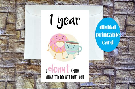 1 Year Anniversary Card First Anniversary Card One Year Etsy