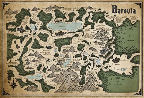 A Color Map Of Barovia Curseofstrahd
