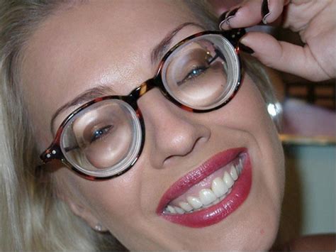 Lana Showing Off A Strong Pair Of Round Glasses