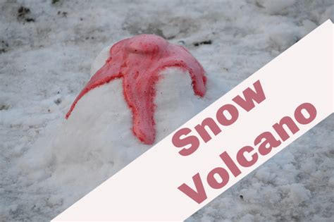 Winter Science How To Make A Baking Soda Volcano Science Sparks