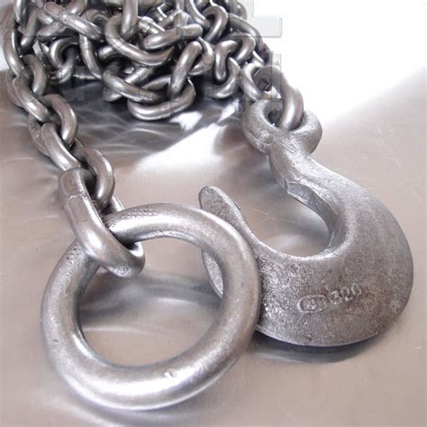 Tow Chains With Ring And Slip Hook Mild Steel For Agricultural And 4 X