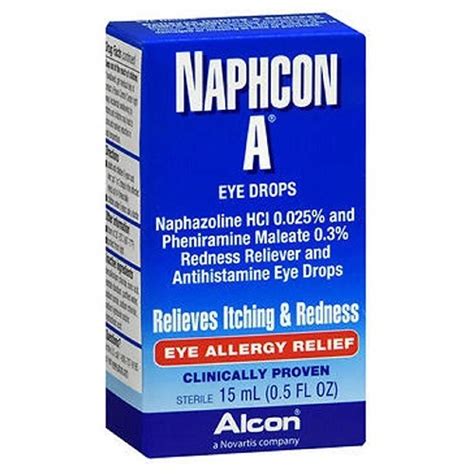 Naphcon A Eye Drops 15 Ml Pack Of 3 Buy Online In United Arab