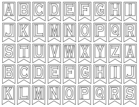 Free Printable Stencil Letters 5 Inch Printable Block