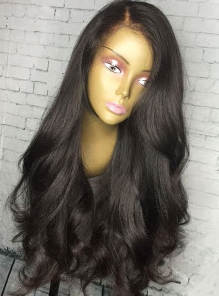 200 Density Loose Weave Lace Front Human Hair Wig