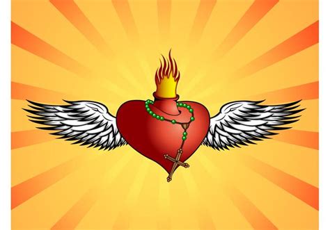 Burning Heart Download Free Vector Art Stock Graphics And Images