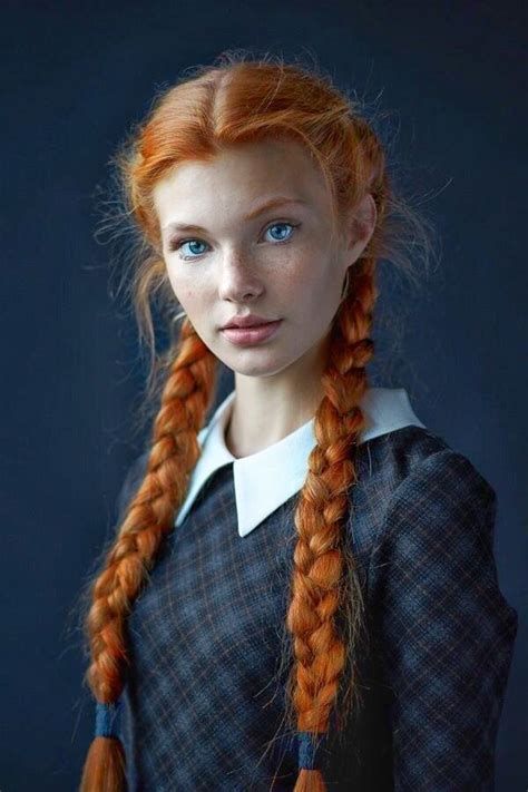 Stunning Ginger Red Hair Portrait Photography Portrait Female