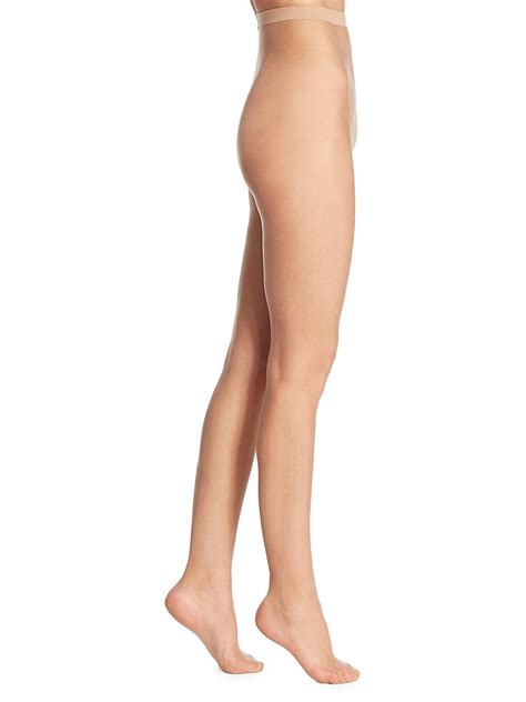 Wolford Wo Naked 8 Ultra Sheer Tights Gobi Editorialist