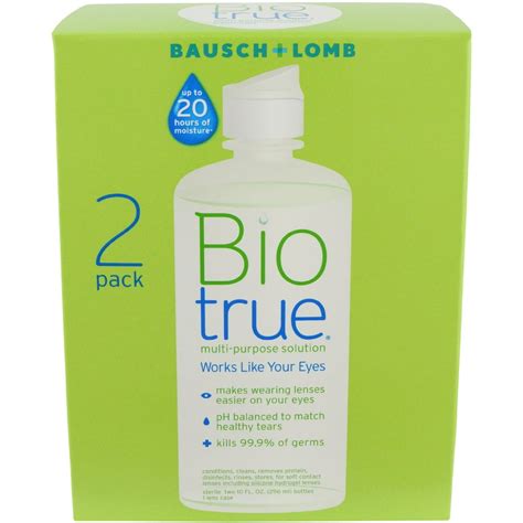 Biotrue Bausch And Lomb For Soft Contact Lenses Multi Purpose Solution