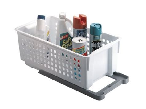 Great savings & free delivery / collection on many items. Rubbermaid Slide 'N Stack Basket, 11-inch, White ...