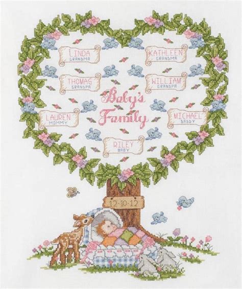 We did not find results for: Baby's Family Tree Counted Cross Stitch Kit | Family tree ...