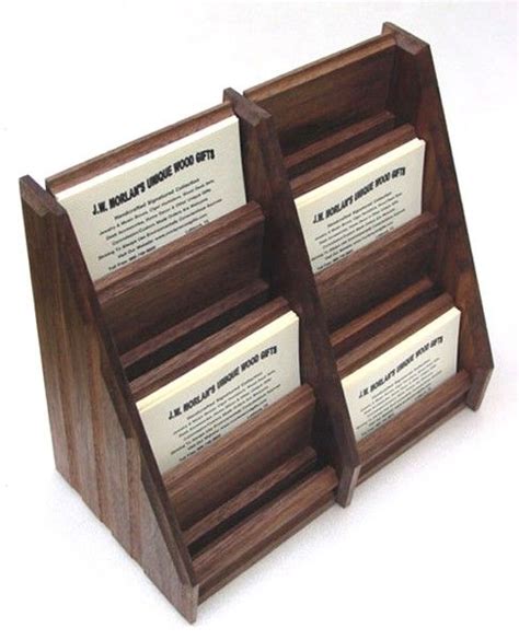 Unique business card holders, plastic business card holders and desktop business card holders at bulk office supply ™ with wholesale pricing on small bulk orders. Walnut Wood Business Reception Area 8 Desktop Business ...