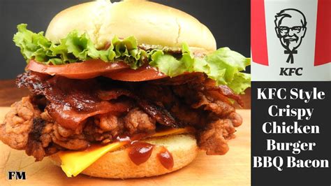 Kfc Bbq Bacon Burger Recipe Youtube