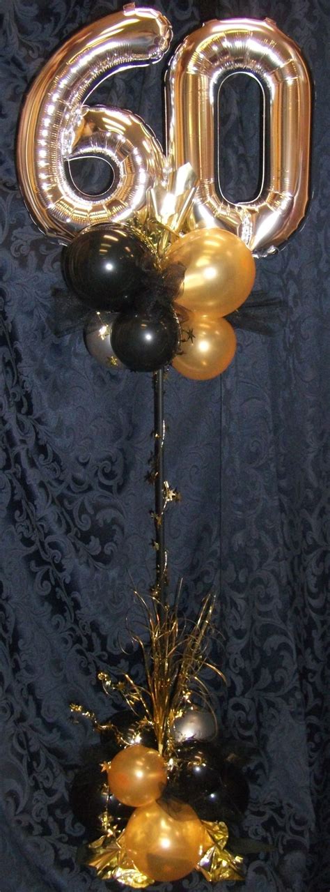 Surprise 60th Birthday Party Table Decor 60th Motown Birthday Balloon