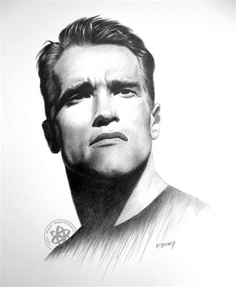 Arnold Schwarzenegger Pencil Drawing Paul Brady Flickr