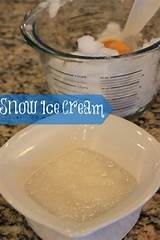 Pictures of Vanilla Snow Ice Cream Recipe