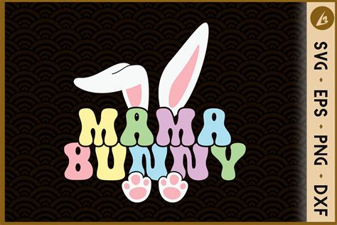 Mama Bunny Easter Mom Easter Bunny Graphic By Liltwas · Creative Fabrica