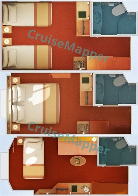 (you will see this only on decks that have cabin pictures. Carnival Victory Interior Cabin floor plan | Carnival ...