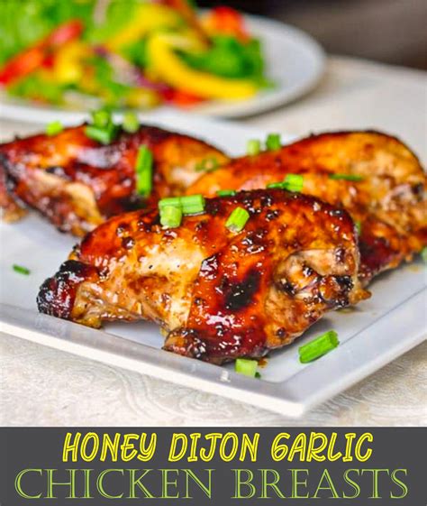 In a large bowl, combine olive oil, dijon mustard, honey, garlic, spices, and salt. Honey Dijon Garlic Chicken Breasts | EAT