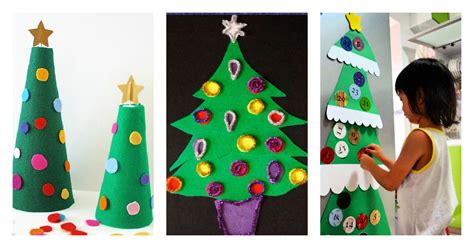 20 Creative Christmas Tree Crafts For Kids