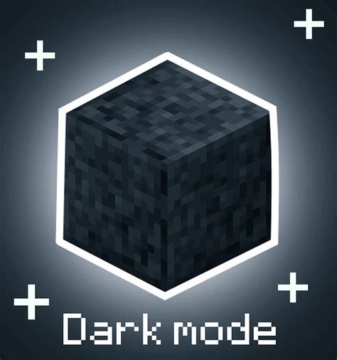 Dark Mode Minecraft Texture Pack
