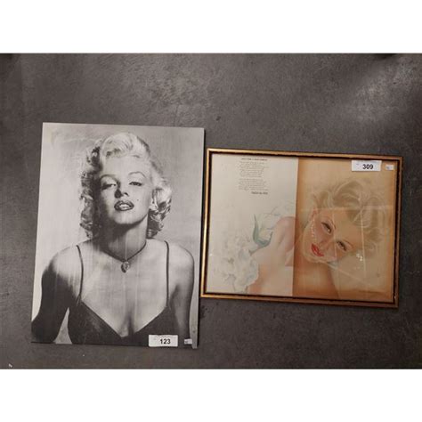 Marilyn Monroe Print And Vargas Pin Up Girl Print