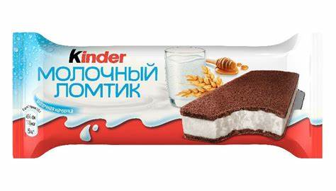 Пирожное Kinder молочный ломтик 28г Картинка - Пирожное Kinder молочный ломтик 28г
