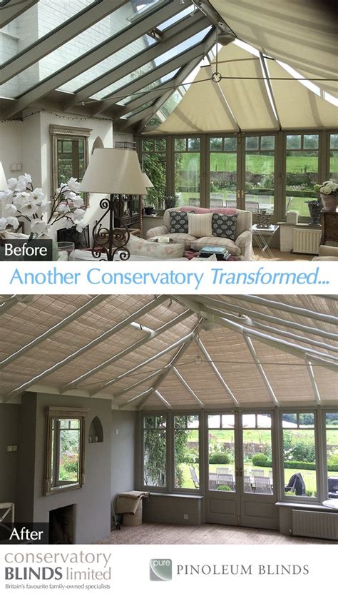Diy sunroom window treatments, a step by step tutorial by t berokoff. Our pure™ Pinoleum Blinds replacing some old roller roof blinds in this beautiful Surrey ...
