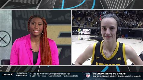 Caitlin Clark After Nd Straight Triple Double In Iowa Hawkeyes Win Post Game Interview