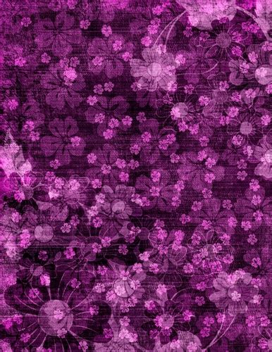 Purple floral frame design resources · high quality aesthetic backgrounds and wallpapers, vector illustrations, photos, pngs, mockups, templates and art. Dark Purple Multi Floral Pattern A4 Size Digital Paper ...