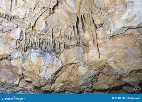 Cave Roof Stalactites Stock Image Image Of Cave Geological 11845983