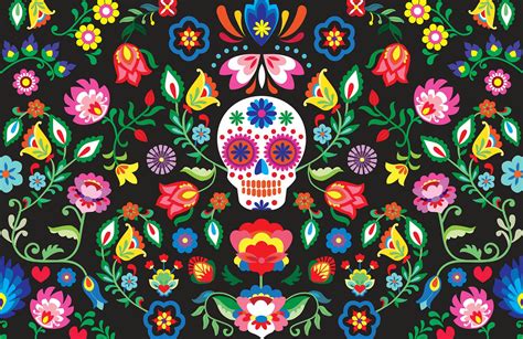 Available in multi and gray. Sugar Skull Wallpapers - Top Free Sugar Skull Backgrounds ...
