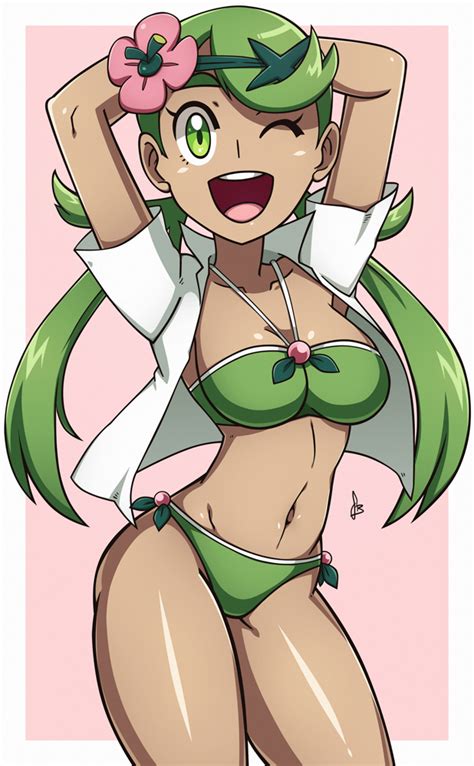 Mallow Green Two Piece Bikini By Shadowman144 On Deviantart