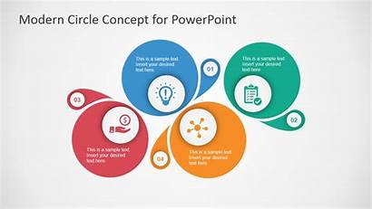 Powerpoint Circle Concept Modern Template Diagram Slidemodel