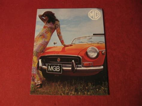 Mg Mgb Gt Sales Brochure Booklet Old Original Catalog Book