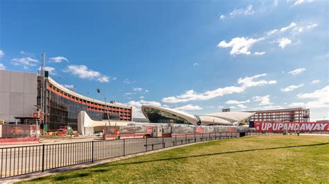 Construction On The New Hotel At The Iconic Twa Terminal At Jfk Airport