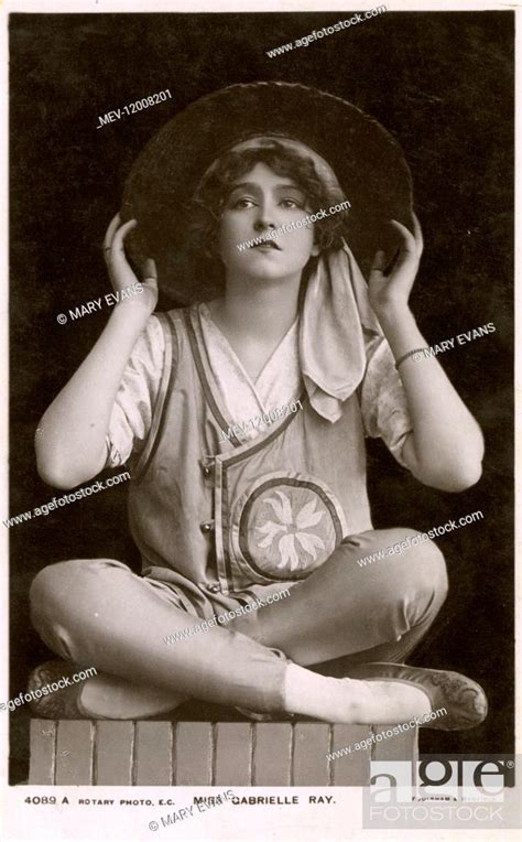 Miss Gabrielle Ray 1883 1973 British Actress Dancer And Singer