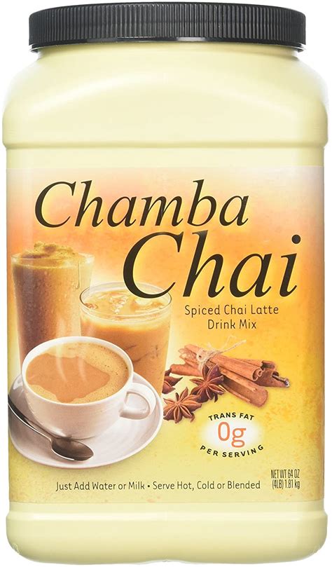 Amazon Com Big Train Chamba Chai Spiced Chai Latte Two 4lb Jugs